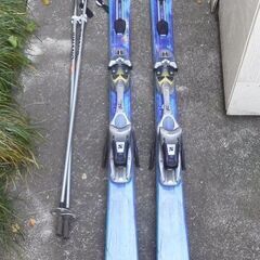 スキー板＆ストック　SALOMON＆SINANO　158cm