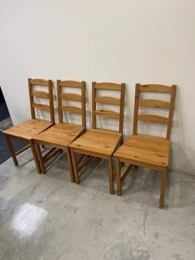 【商談中】IKEA イス4脚セット