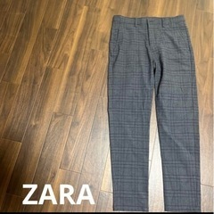 【美品】ZARA チェックパンツ　メンズ　