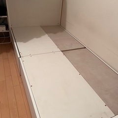 ベッドフレーム　収納付き　IKEA