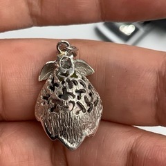 売り切れました。Pt900 プラチナ900 大粒 黒蝶真珠 パールペンダント 