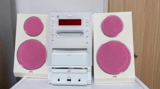JVCコンポUX-LP55-P[ピンク]ほぼ新品