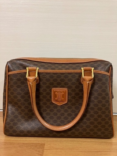 セリーヌ  CELINE オールドセリーヌ  ヴィンテージセリーヌ マカダム柄　ボストンバッグ　ハンドバッグ