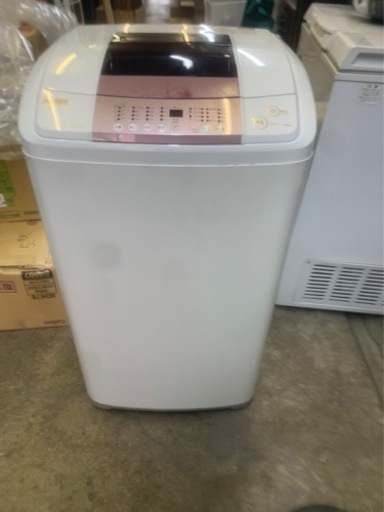 万代店　2017年製Haier 5.5kg 「3Dウィングパルセーター」で強力洗浄!!低騒音 洗濯機【JW-KD55B 一部ヒビあり