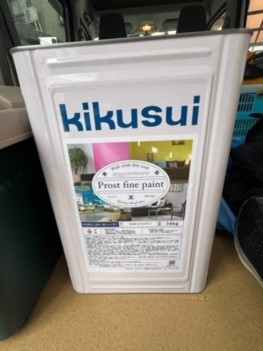 ほぼ未使用　水性塗料（ダークグレー）16リットル