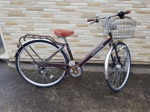 中古自転車 6段変速 27インチ LEDオートライト 軽整備済み 防犯登録対応 町田市 相模原市 MM112