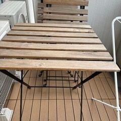 IKEA TARNOテルノー　テーブル＆チェア　屋外用