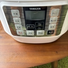マイコン電気圧力鍋炊飯機能付き