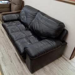 ★値下げしました❗【ニトリ】ソファー　本革＆合皮　3人掛けソファー　99990円で購入　幅約193cm 💳自社配送時🌟代引き可💳※現金、クレジット、スマホ決済対応※　