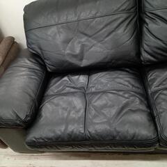 ★値下げしました❗【ニトリ】ソファー　本革＆合皮　3人掛けソファー　99990円で購入　幅約193cm 💳自社配送時🌟代引き可💳※現金、クレジット、スマホ決済対応※　