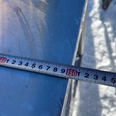 ステンレス作業台　横幅1500 奥行き600 バックガード