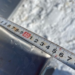 ステンレス作業台　横幅750 奥行き600 バックガードあり