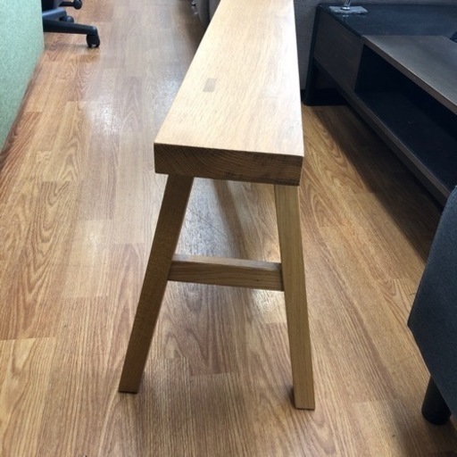 【良品】無印良品 オーク材スツール 無垢材 廃盤品 無印良品(MUJI)のオーク材を使用したコンパクトなスツール。ナチュラル