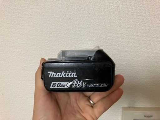 【決まりました】マキタ18 V6アンペアバッテリー純正