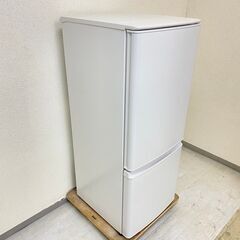 【ベスト😁】冷蔵庫MITSUBISHI 146L 2021年製 MR-P15F-W 洗濯機SHARP 5.5kg 2019年製 ES-GE5C-W JH21332 JV26354