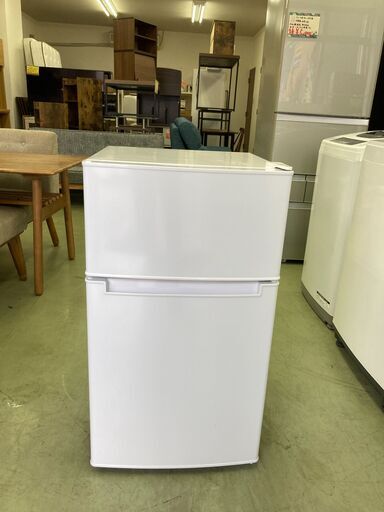 【リサイクルショップ　ピカソ　小松原】2020年製 Haier オリジナルベーシック 85L  2ドア  右開きタイプ冷蔵庫 ホワイト BR-85A-W★2831★