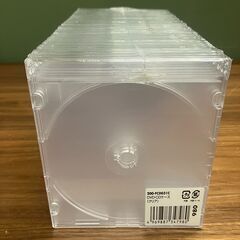 スーパースリムDVD・CD用プラケース（クリア・薄型5.2mm・...