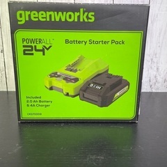 【新品】greenworks  バッテリースターターパック