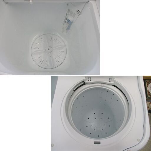 ハイアール 4.5㎏ 二槽式洗濯機 2021年製 JW-W45E ホワイト 白 家電  