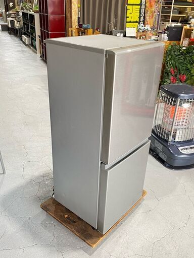 ☆AQUA②☆ アクア 2D冷蔵庫 AQR-13J 2019年 126L シルバー W47.6cm  