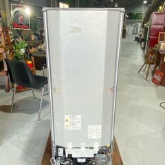 ★AQUA②★ アクア 2D冷蔵庫 AQR-13J 2019年 126L シルバー W47.6cm 耐熱天板 コンパクト 一人暮らし ワンルーム