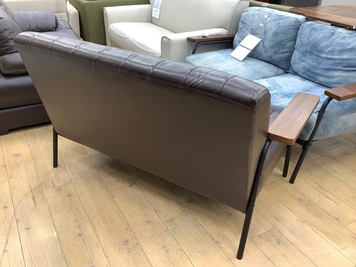 ソファ　2人掛け　リビングソファ　フロアソファ　ソファー　ローソファ　ブラウン 2人掛けソファー ブラウンのご紹介です！！