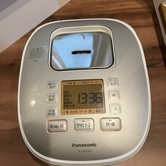 Panasonic炊飯器SR–HB10E6 1.0L(5.5合炊き)