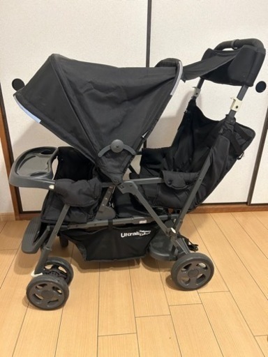 joovy】二人乗りベビーカー リアシート付き joovy 二人乗りベビーカー