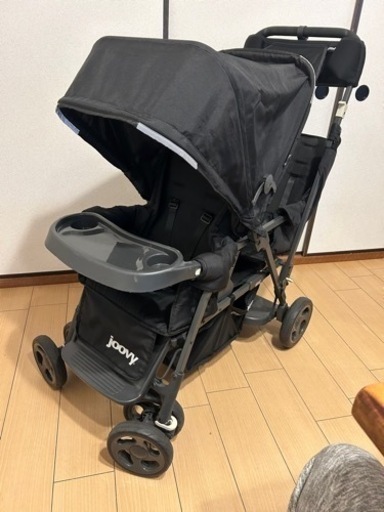 【joovy】二人乗りベビーカー　リアシート付き