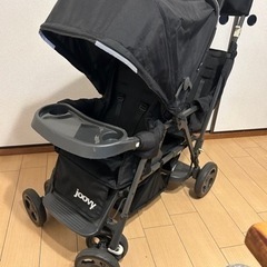 joovy】二人乗りベビーカー リアシート付き