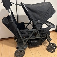 joovy】二人乗りベビーカー リアシート付き