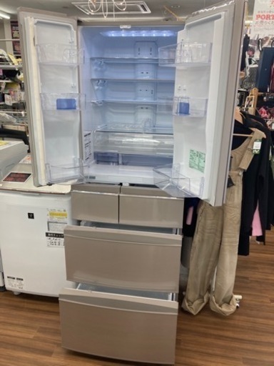 R724 ☀️ ジモティー限定価格！ MITSUBISHI 冷蔵庫 (461L / 観音開き