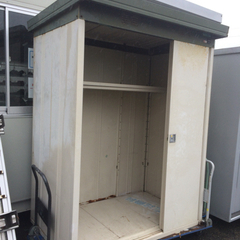 △ イナバ 物置 倉庫 収納庫 MBN-15型 カギ有り 汚れ・サビ多数・文字写り有り △ イナバ 物置 倉庫 収納庫 MBN-15型 カギ有り 汚れ・サビ多数・文字写り