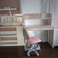 クロガネ学習机7点セット