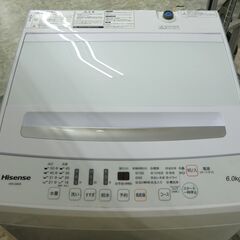 Hisense 全自動洗濯機 ステンレス槽 6.0kg 2021年製 HW-G60A