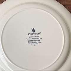【希少品】ウェッジウッド クイーンズプレーン WEDGWOOD 花リム 3種×2セット