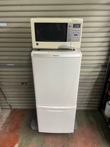 パナソニック NR-B145W NE-M15E7 冷蔵庫 電子レンジ