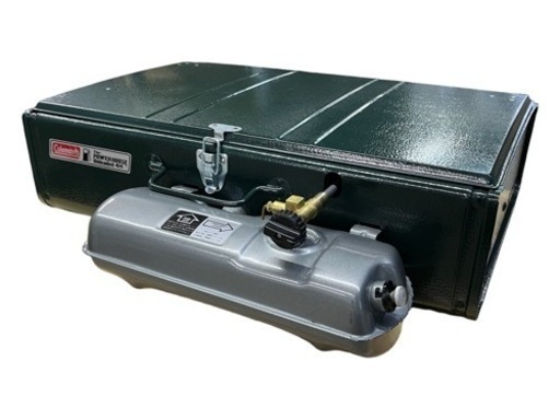 NO.1223【動作未確認】Coleman コールマン POWERHOUSE Unleaded 414 パワーハウス アンレデッド ツーバーナー 中古