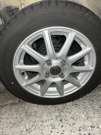 スタッドレスタイヤセット　ダンロップ 155/65R14  ホイール付き