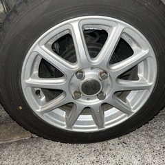 スタッドレスタイヤセット　ダンロップ 155/65R14  ホイ...