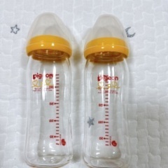 ピジョン哺乳瓶　ピジョン哺乳ビン母乳実感 耐熱ガラス製240m