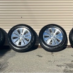 スタッドレスタイヤトヨタ純正ホイールセットBSブリザック225/60/17