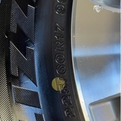 スタッドレスタイヤトヨタ純正ホイールセットBSブリザック225/60/17