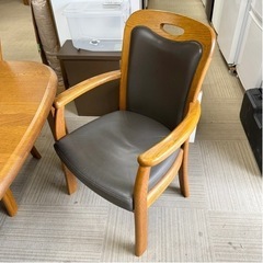 【超美品‼️】総額56万♪ 高級 浜本工芸 165cm幅6人掛けダイニングテーブルセット 楢材ダークオーク色♪