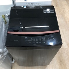 IRIS OHYAMAの全自動洗濯機(IAW-T605BL)のご紹介です