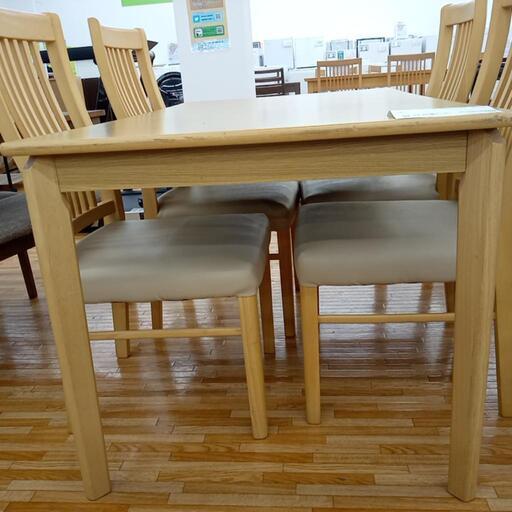 ニトリ ダイニングテーブル・チェア4脚セット ニトリ】ブラウン木製