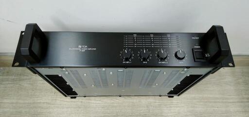 【美品】TOA マルチチャネルパワーアンプ P-60F 動作確認済 パワ－アンプ 80W×4ch (P-60F) | TOA株式会社