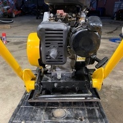  MIKASA バイブロプレート MVC-60Vガソリンエンジン プレートコンパクター ランマ 転圧機 舗装 古品 動作良好 。。