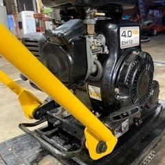  MIKASA バイブロプレート MVC-60Vガソリンエンジン プレートコンパクター ランマ 転圧機 舗装 古品 動作良好 。。