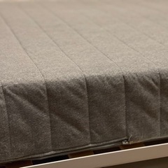 IKEAシングルベッドセット(マットレス＋ヘッドベース＋ベッドフ...